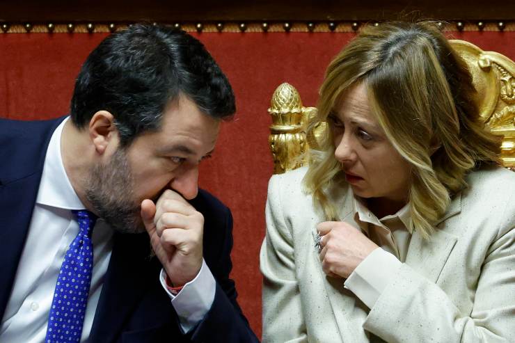 giorgia meloni e matteo salvini