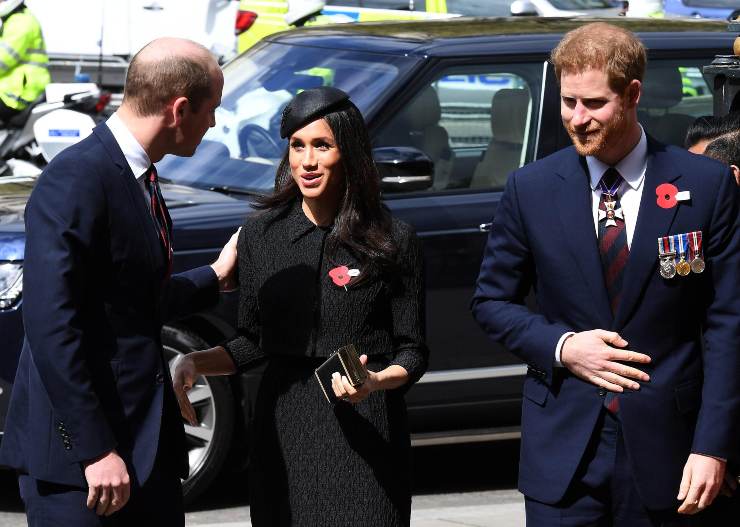 Meghan, William ed Harry