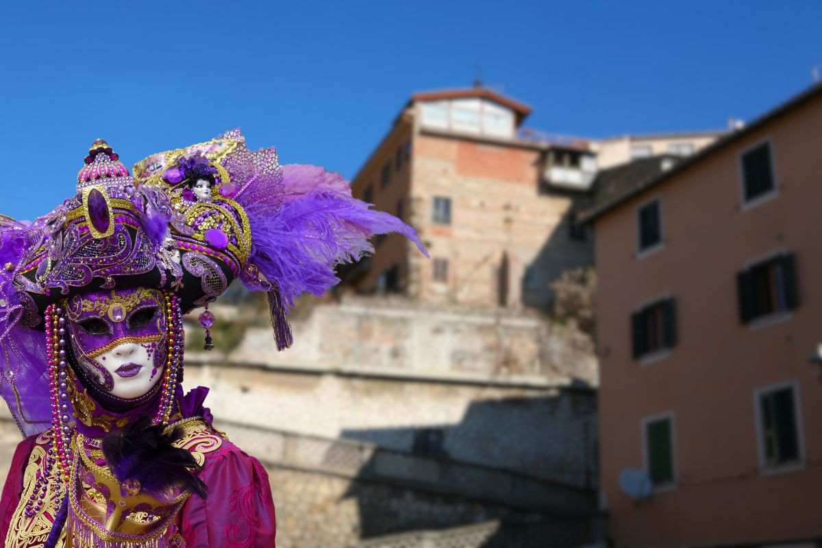 maschera di Carnevale nella città di Frosinone