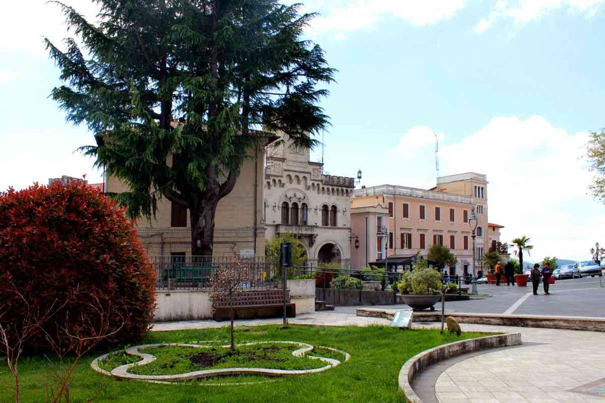 ingresso di un parco termale