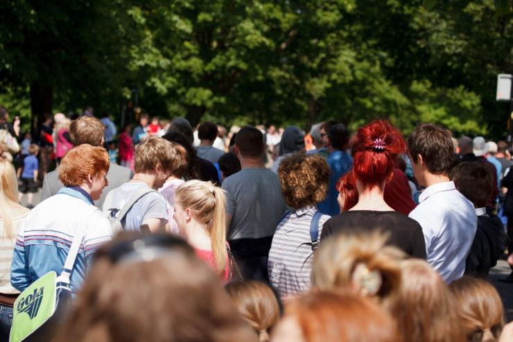 Tanta gente in città