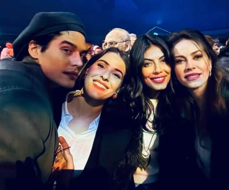 Selfie con Cristiano Caccamo, Diana Del Bufalo, Alessandra Mastronardi ed Elena Sofia Ricci