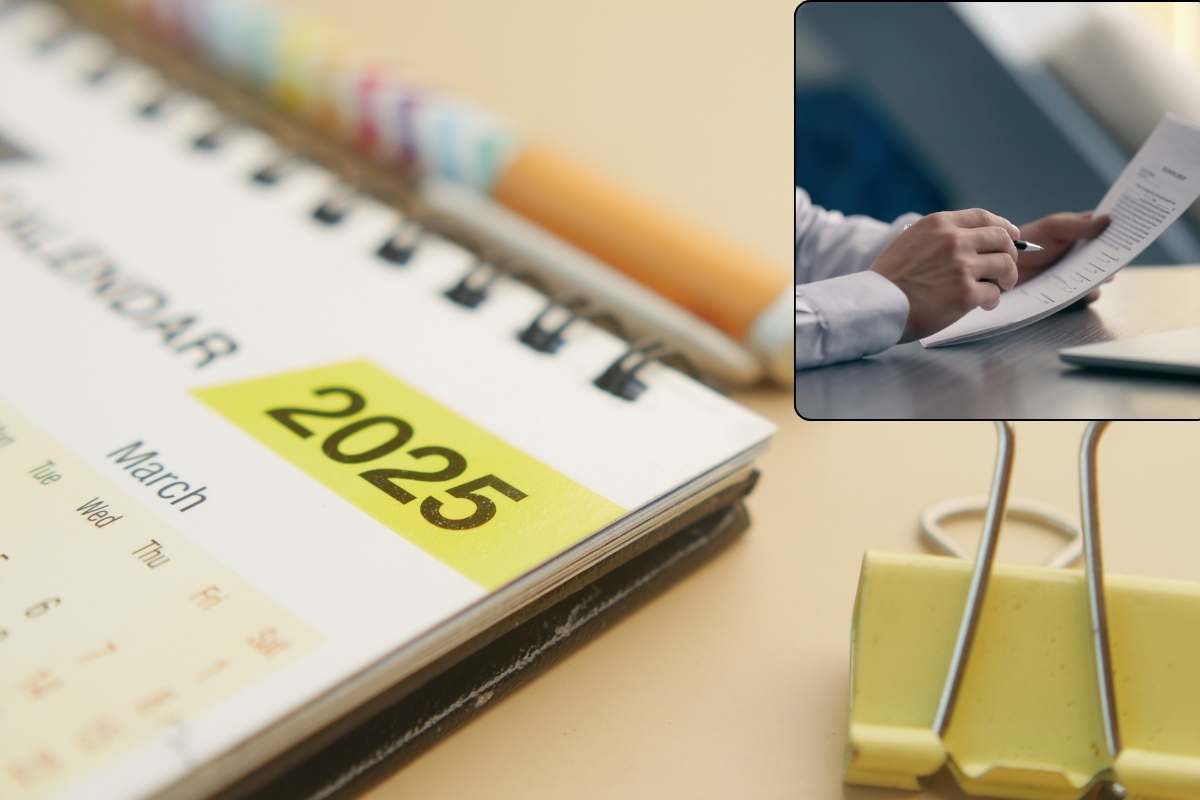 Calendario 2025 e documenti