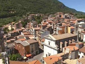 Sgurgola vista dall'alto