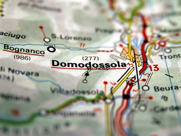 mappa di Domodossola